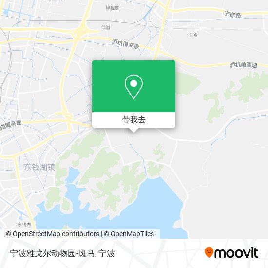 宁波雅戈尔动物园-斑马地图