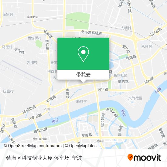镇海区科技创业大厦-停车场地图