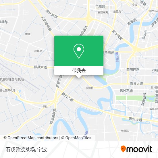 石碶雅渡菜场地图