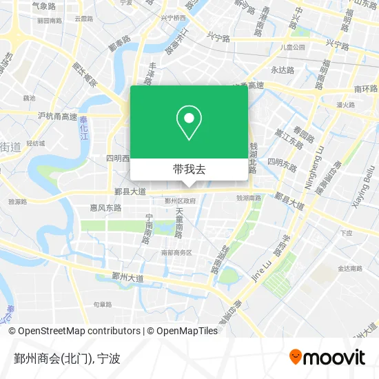 鄞州商会(北门)地图