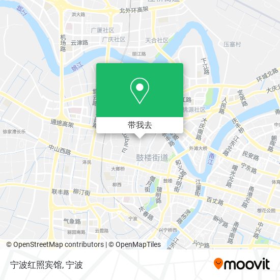 宁波红照宾馆地图