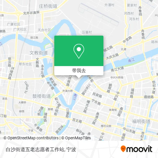 白沙街道五老志愿者工作站地图