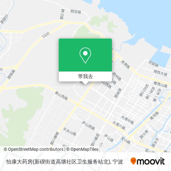 怡康大药房(新碶街道高塘社区卫生服务站北)地图