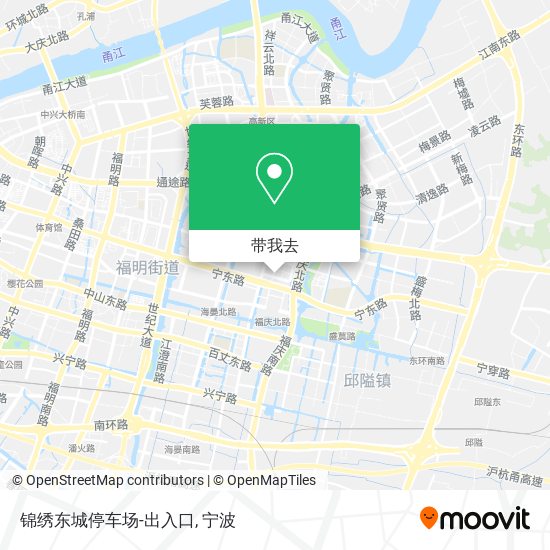 锦绣东城停车场-出入口地图