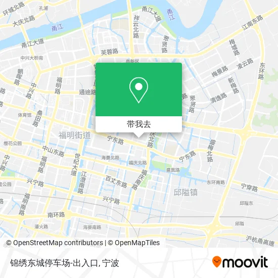 锦绣东城停车场-出入口地图