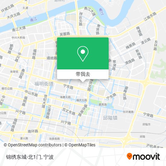 锦绣东城-北1门地图
