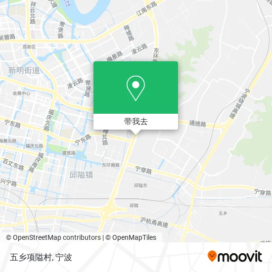 五乡项隘村地图