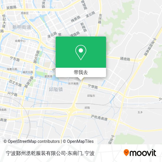 宁波鄞州丞乾服装有限公司-东南门地图