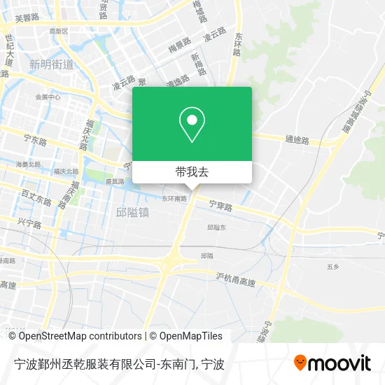 宁波鄞州丞乾服装有限公司-东南门地图