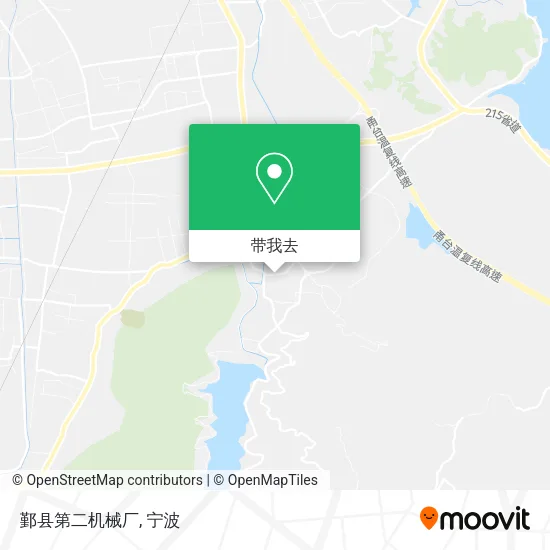 鄞县第二机械厂地图