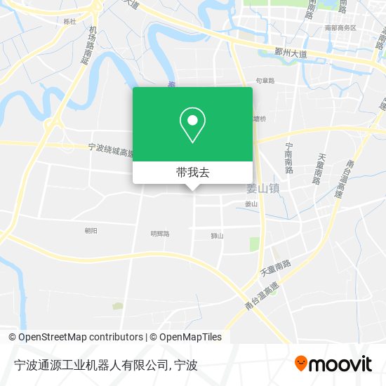 宁波通源工业机器人有限公司地图