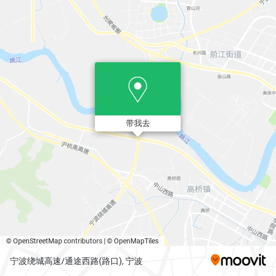 宁波绕城高速/通途西路(路口)地图