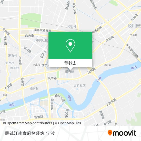 民镇江南食府烤燚烤地图