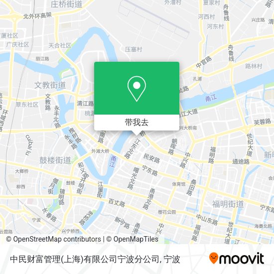 中民财富管理(上海)有限公司宁波分公司地图