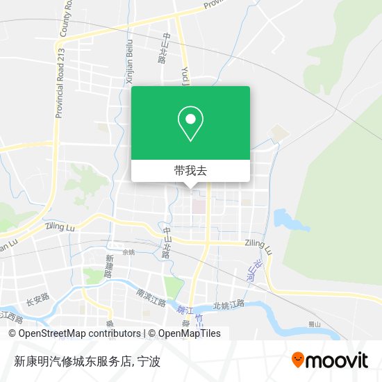 新康明汽修城东服务店地图