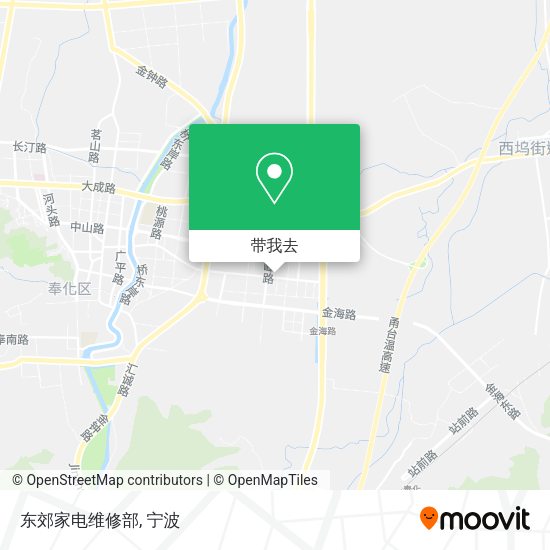 东郊家电维修部地图