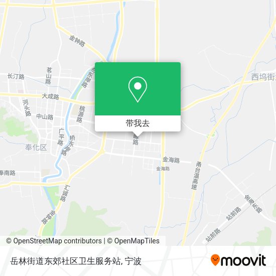 岳林街道东郊社区卫生服务站地图