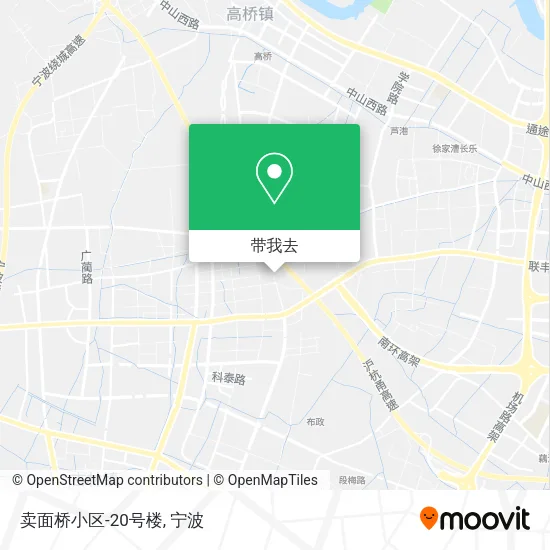 卖面桥小区-20号楼地图