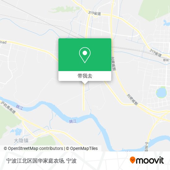 宁波江北区国华家庭农场地图