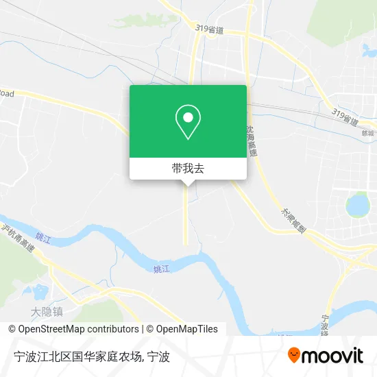 宁波江北区国华家庭农场地图