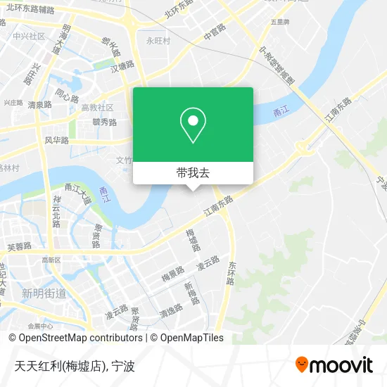 天天红利(梅墟店)地图