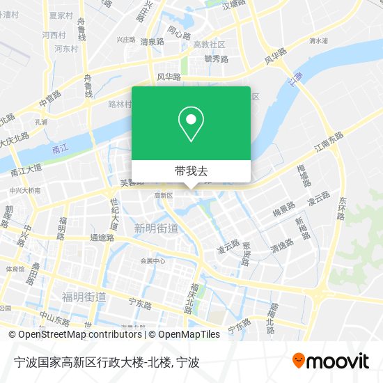 宁波国家高新区行政大楼-北楼地图