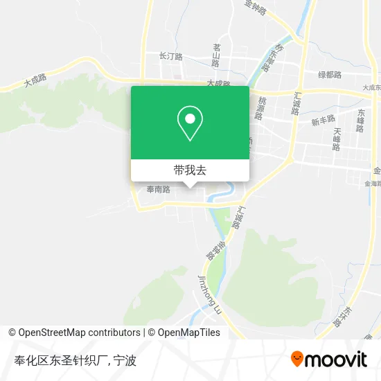 奉化区东圣针织厂地图