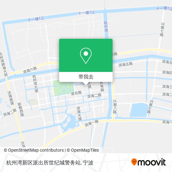 杭州湾新区派出所世纪城警务站地图