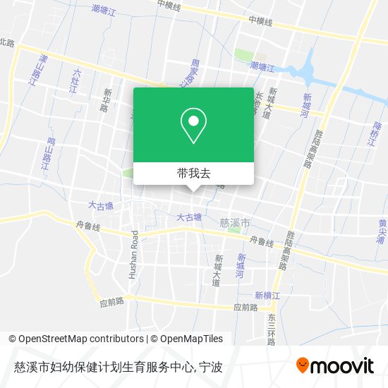 慈溪市妇幼保健计划生育服务中心地图