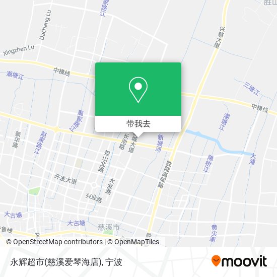 永辉超市(慈溪爱琴海店)地图