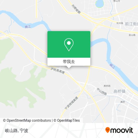 岐山路地图