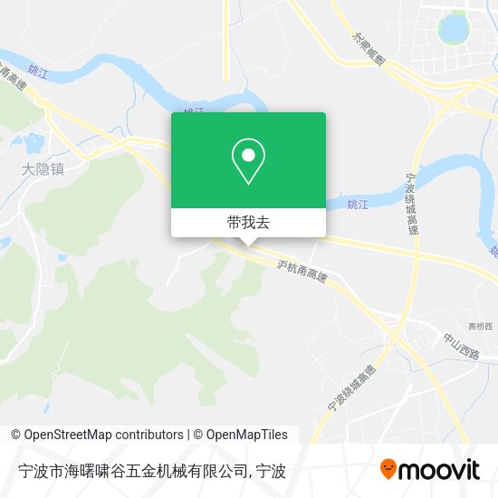 宁波市海曙啸谷五金机械有限公司地图