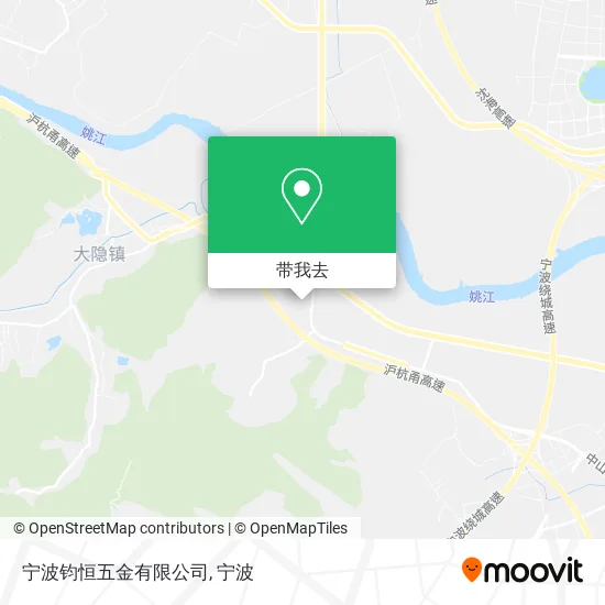 宁波钧恒五金有限公司地图