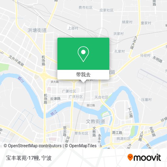 宝丰茗苑-17幢地图
