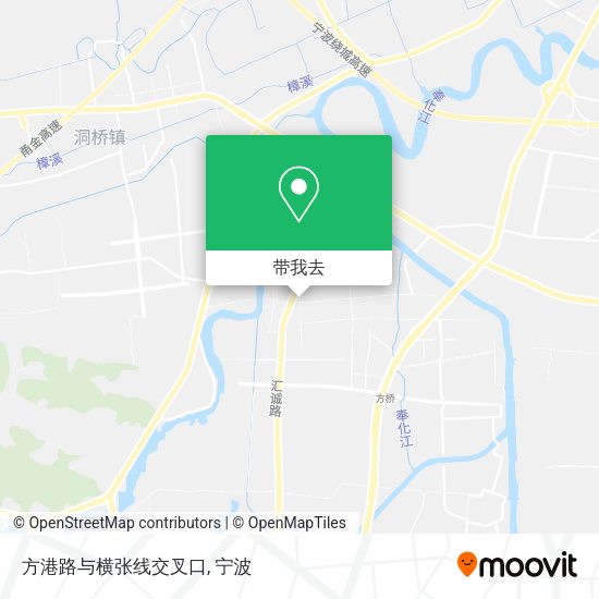 方港路与横张线交叉口地图