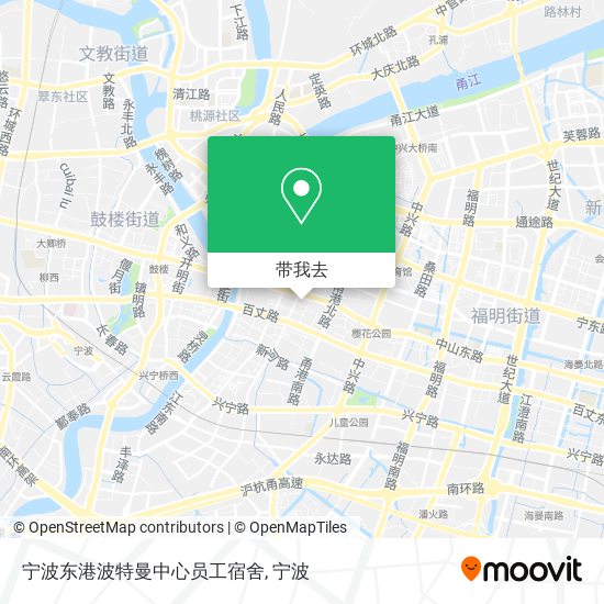 宁波东港波特曼中心员工宿舍地图