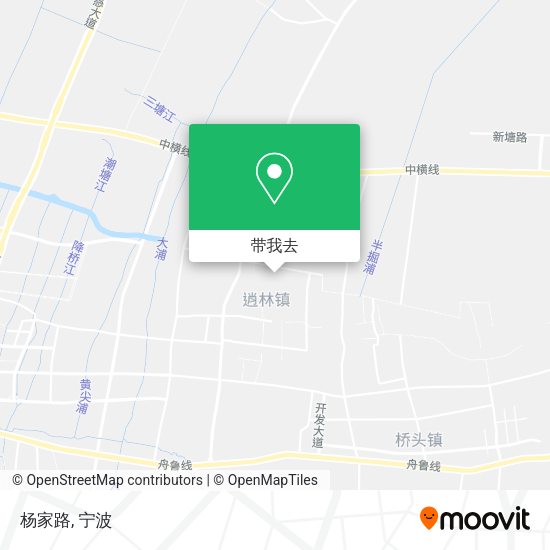 杨家路地图