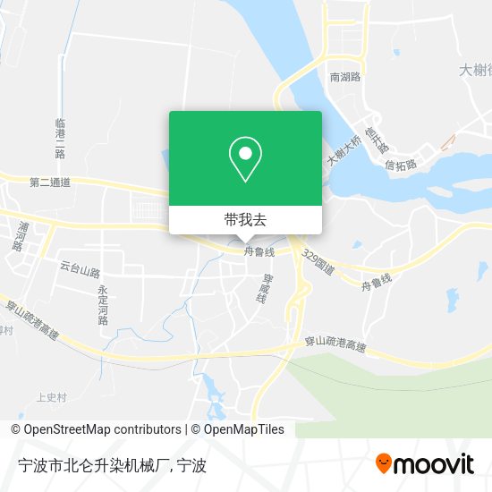 宁波市北仑升染机械厂地图