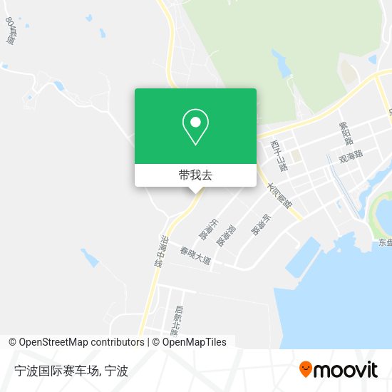 宁波国际赛车场地图