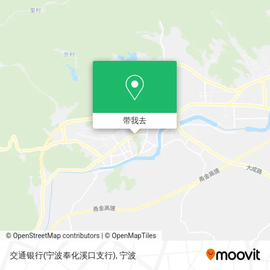 交通银行(宁波奉化溪口支行)地图
