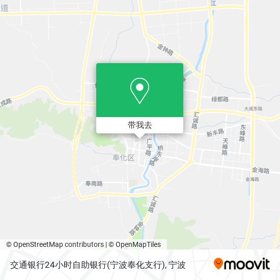 交通银行24小时自助银行(宁波奉化支行)地图
