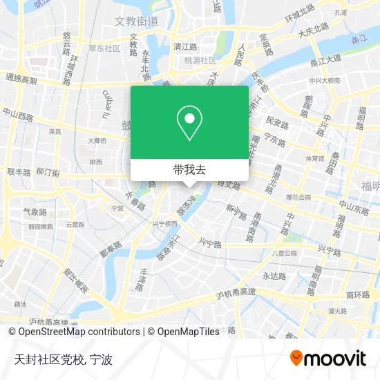 天封社区党校地图