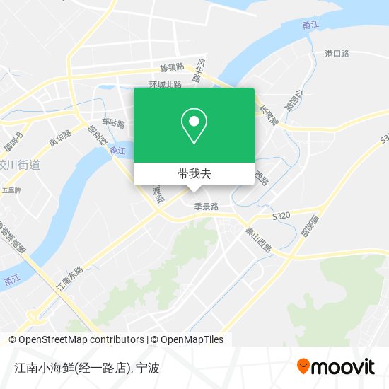 江南小海鲜(经一路店)地图