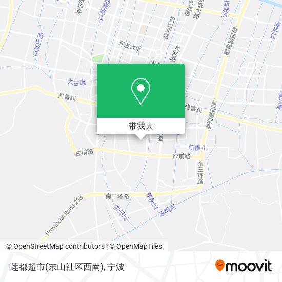 莲都超市(东山社区西南)地图