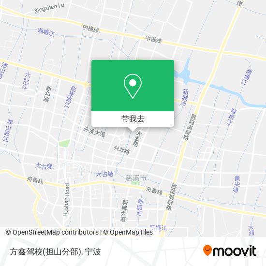 方鑫驾校(担山分部)地图