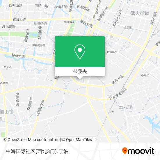 中海国际社区(西北3门)地图