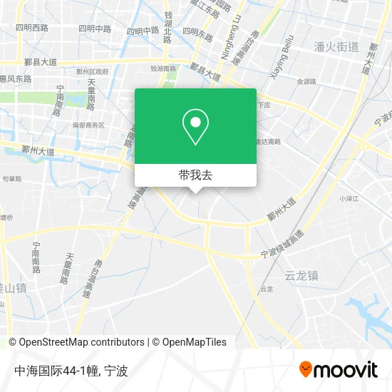中海国际44-1幢地图