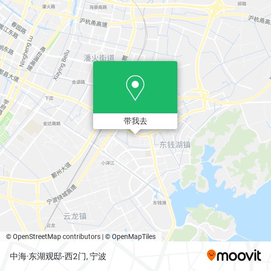 中海·东湖观邸-西2门地图