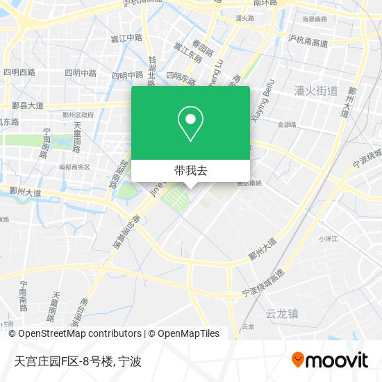 天宫庄园F区-8号楼地图