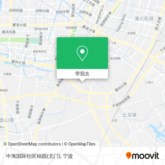 中海国际社区锦园(北门)地图